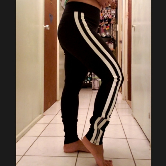 Spiritual Gangster Striped workout pants